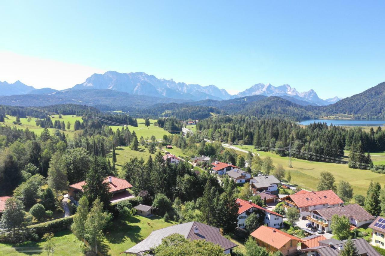 Bergleben Lägenhet Krün Exteriör bild